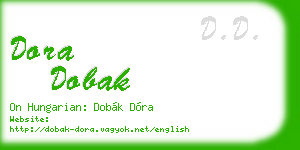 dora dobak business card