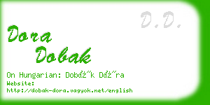 dora dobak business card